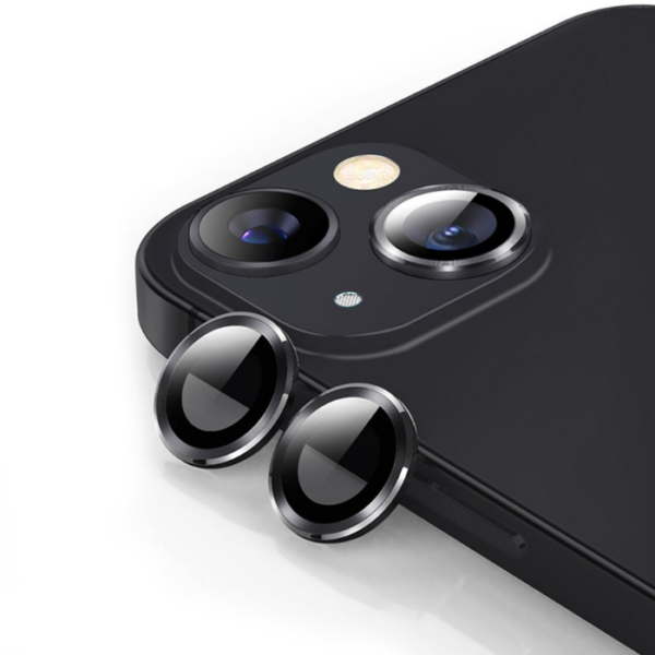 iPhone 14 Camera Lens with Frame -Black (Midnight)