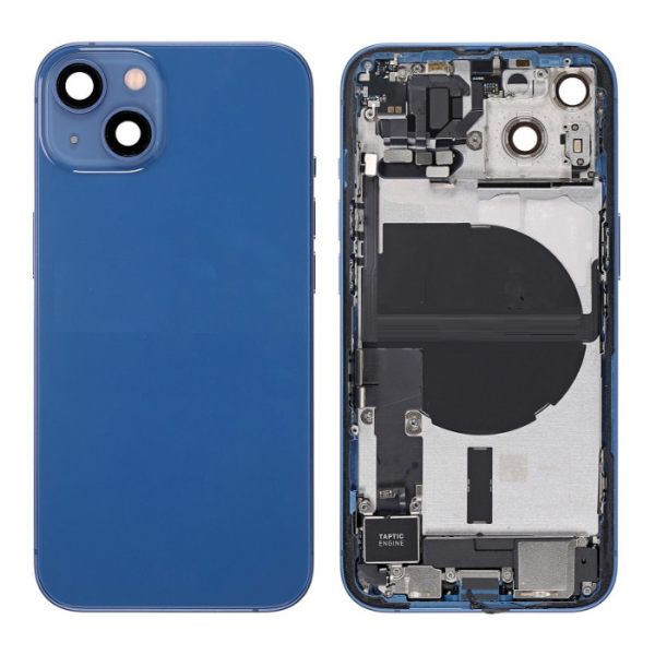 iPhone 13 Housing with small parts Pulled Blue