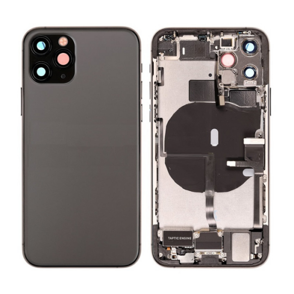 iPhone 11 Pro Housing with small Parts Pulled Space Grey