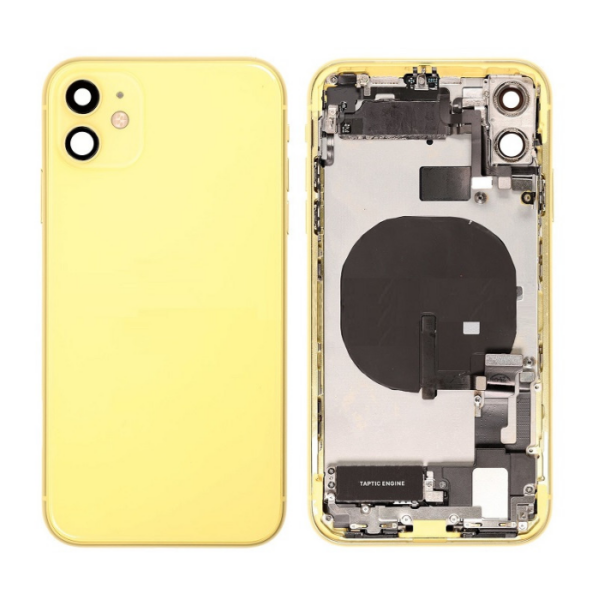 iPhone 11 Housing with Small Parts Original Pulled Yellow