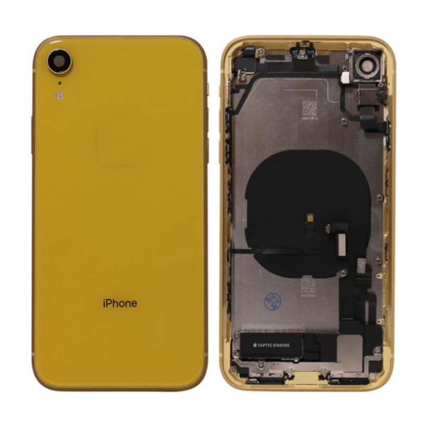 iPhone XR Housing with Small Parts Original Pulled Yellow