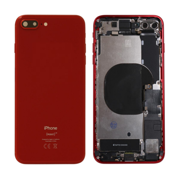 iPhone 8 Plus Housing with Small Parts Pulled Red