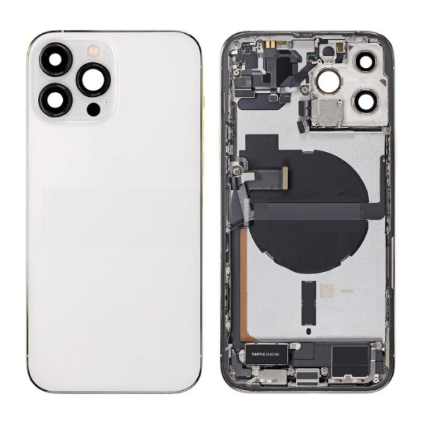 iPhone 13 Pro Max Housing with small parts Pulled Silver