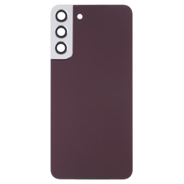 Samsung Galaxy S23 Plus Glass Battery Back Cover with Camera Lens Cover Purple