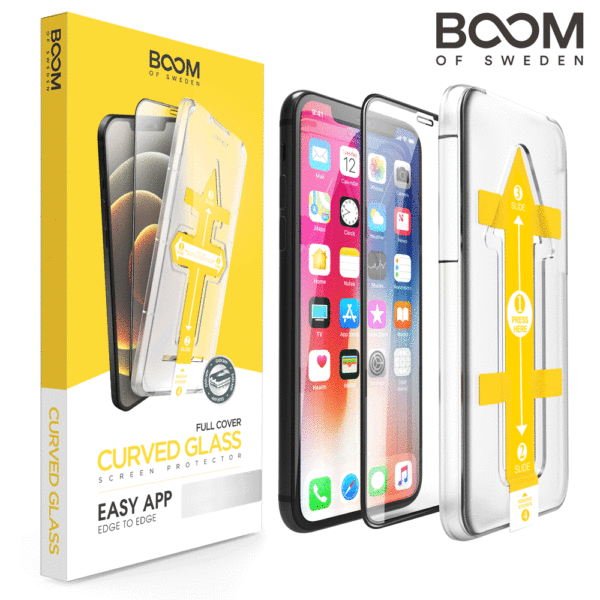 BOOM - Curved Glass Screen Protector - iPhone 12 Pro Max