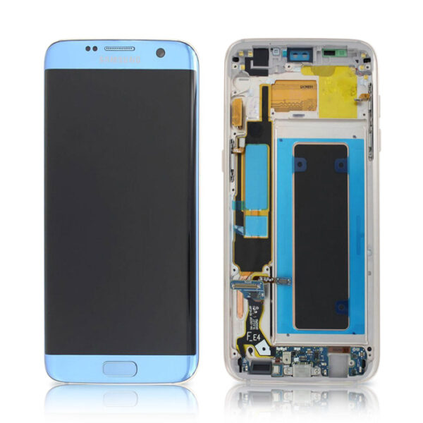 Samsung Galaxy S7 Edge Display Blue