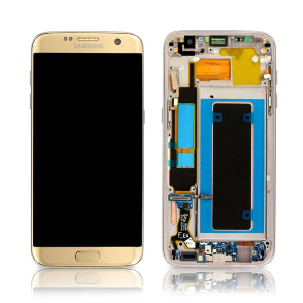 Samsung Galaxy S7 Edge LCD Display Gold