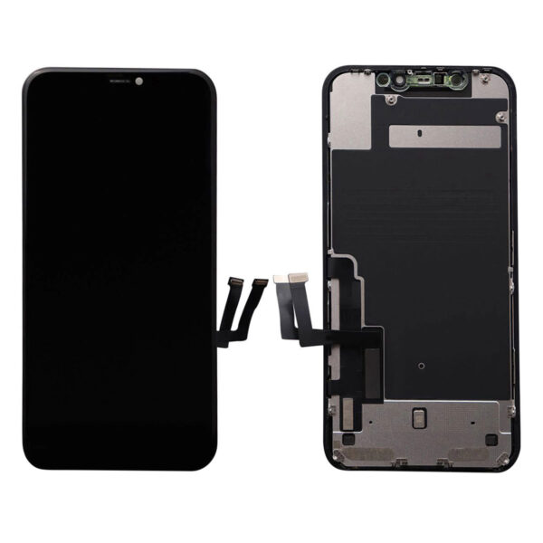 iPhone 11 Display Incell Premium Plus -Black (With Metal Plate)