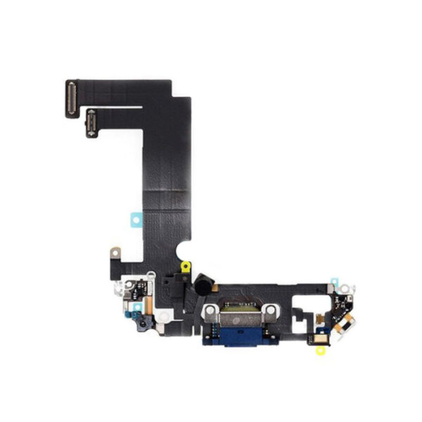 iPhone 12 mini Charging Port & Microphone Flex Cable Pulled Blue