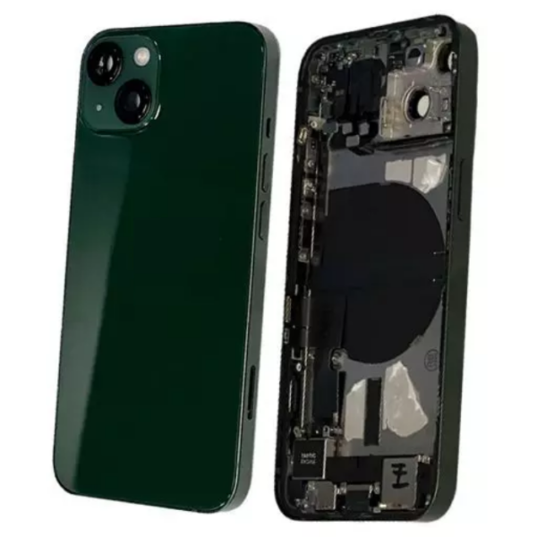 iPhone 13 Housing with Small Parts Original Pulled - Green