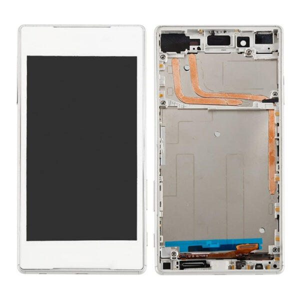 Sony Xperia Z5 Premium Original Display with Frame White