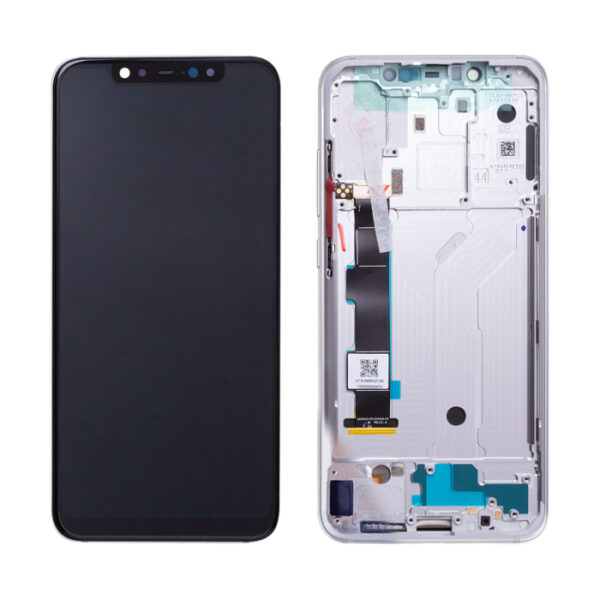 Xiaomi Mi 8 Original Display with Frame Silver