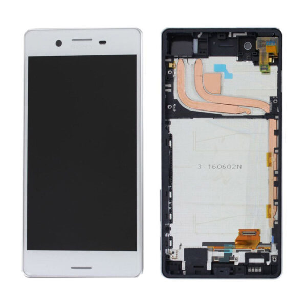 Sony Xperia X Performance Original Display with Frame White