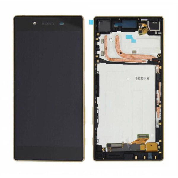 Sony Xperia Z5 Original Display with Frame Gold