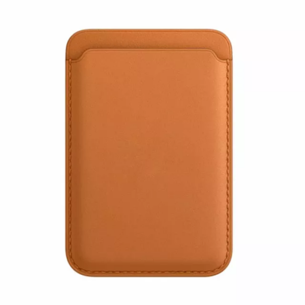 iPhone Leather Wallet with MagSafe - Golden Brown