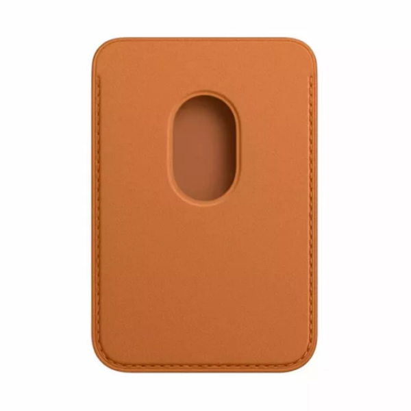 iPhone Leather Wallet with MagSafe - Golden Brown