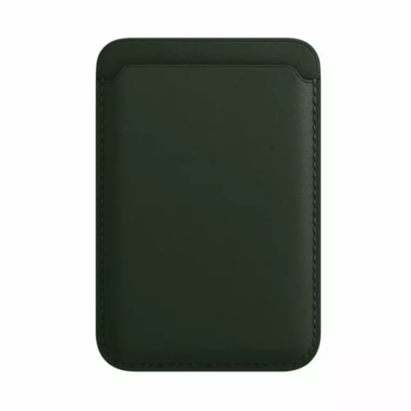 iPhone Leather Wallet with MagSafe - Green