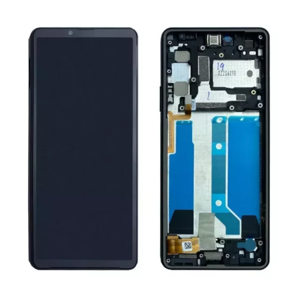 Sony Xperia 10 IV LCD Display Original With Frame - Black