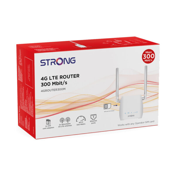 Strong 4G LTE Mobile Router 300 Mbit/s - White