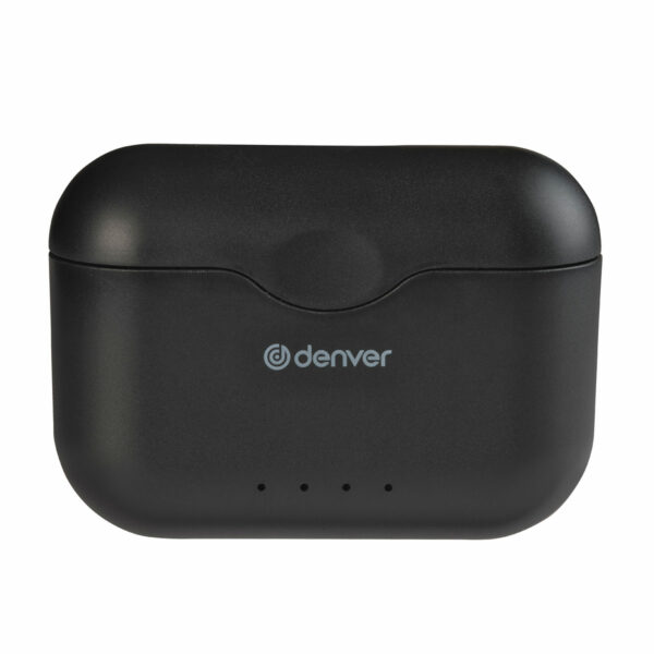 Denver TWE-37 True Wireless Earbuds with Charging Case - Black