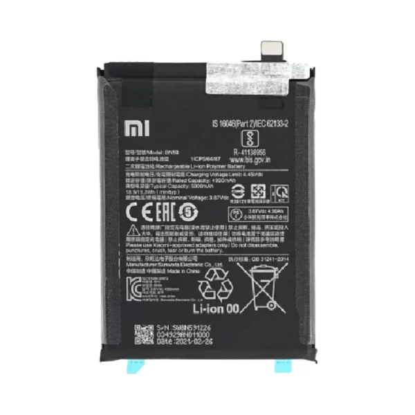 XM Mi 10T Lite 5G Battery Original Capcity