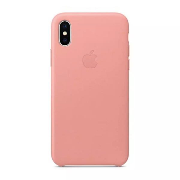 Apple iPhone XS Max Leather Case - Soft Pink