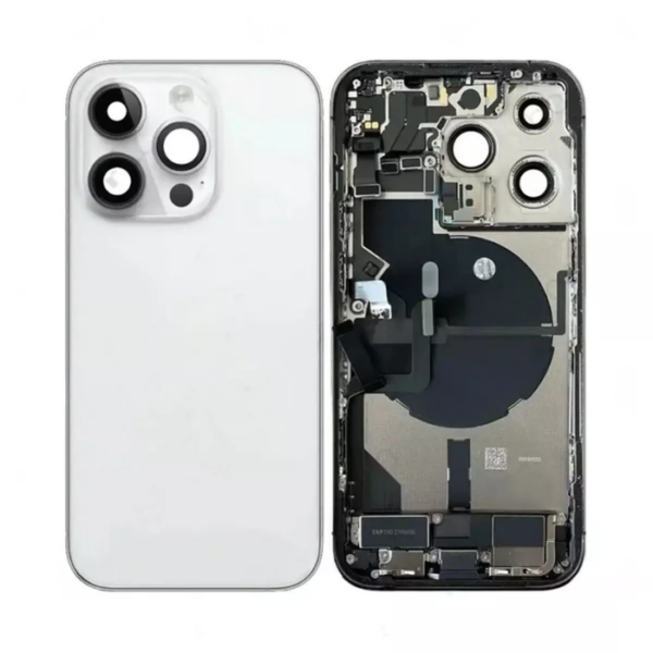 iPhone 14 Pro Max Housing with small parts Original Pulled - Silver