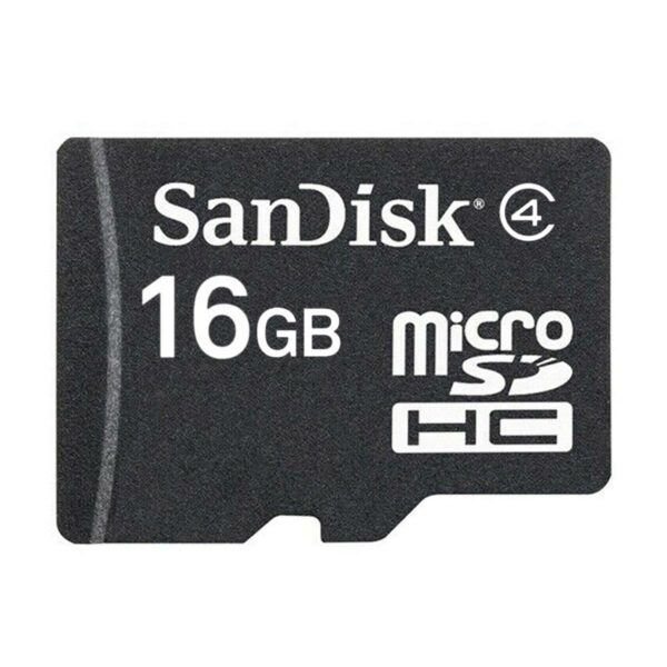 SanDisk 16 GB MicroSDHC Memory Card Black