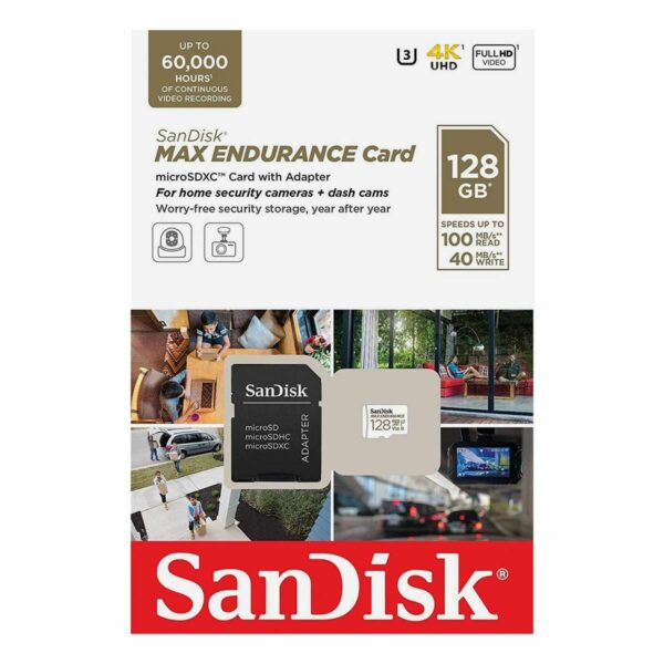 SanDisk Max Endurance 128 GB MicroSDXC Memory Card