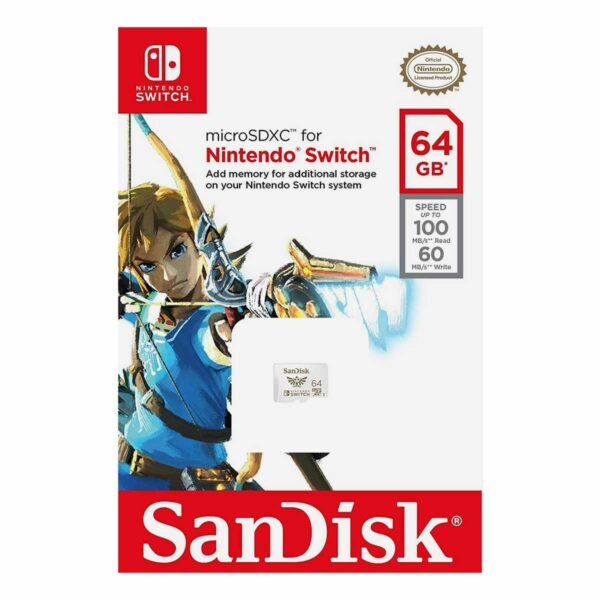 SanDisk Nintendo Switch 64 GB MicroSDXC Memory Card