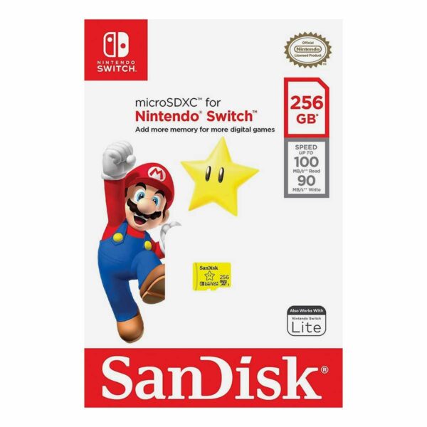 SanDisk Nintendo Switch 256 GB MicroSDXC Memory Card