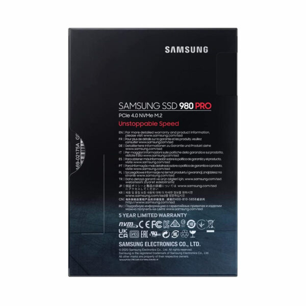 Samsung 980 Pro Series M.2 NVMe SSD 1TB