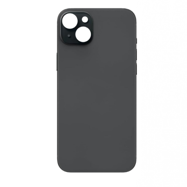 iPhone 15 Back Glass -Pre-Installed Adhesive (Black)