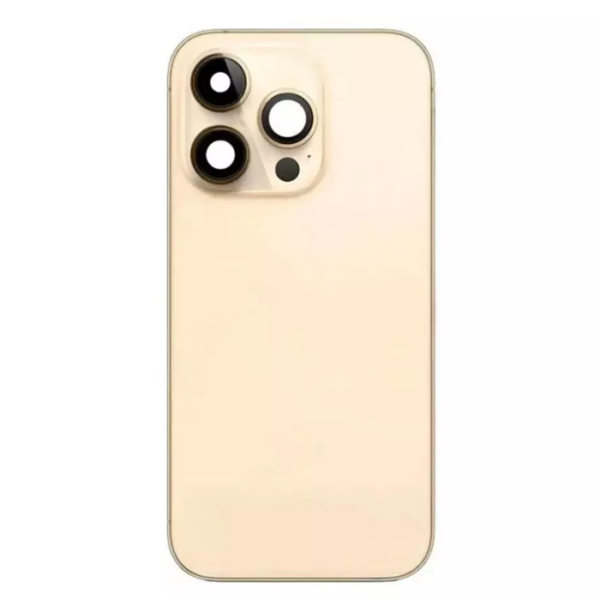 iPhone 14 Pro Max Housing with small parts Original Pulled Gold