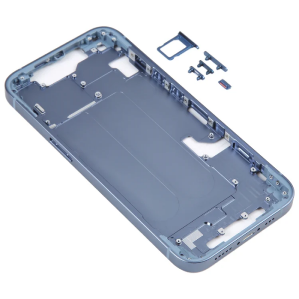 iPhone 14 Plus Middle Frame with Side Keys (Blue)