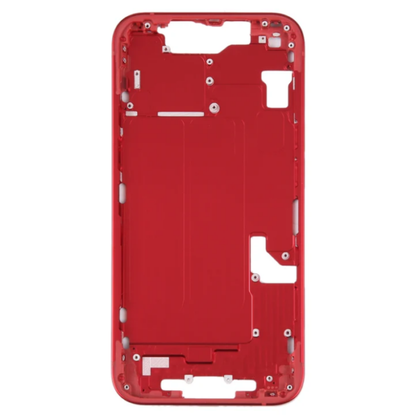 iPhone 14 Plus Middle Frame with Side Keys (Red)