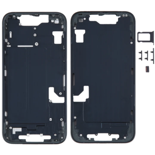 iPhone 14 Plus Middle Frame with Side Keys (Black)