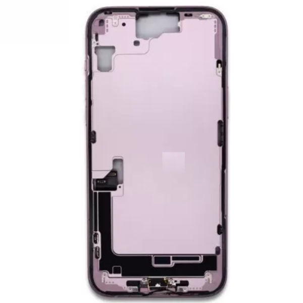 iPhone 15 Plus Midframe with small parts Pulled Pink