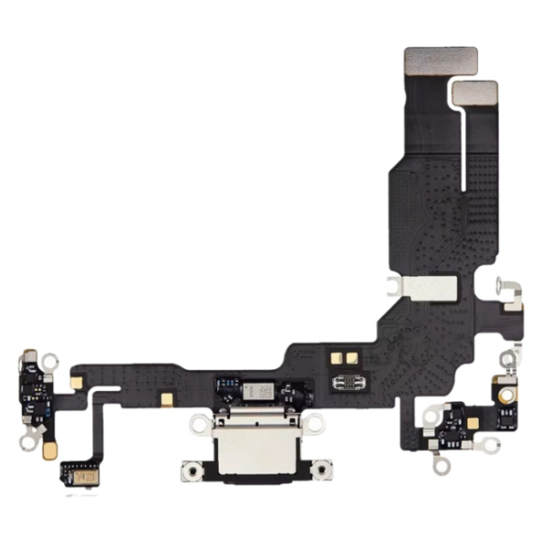 iPhone 15 Plus Original Charging Port Flex Cable (Black)