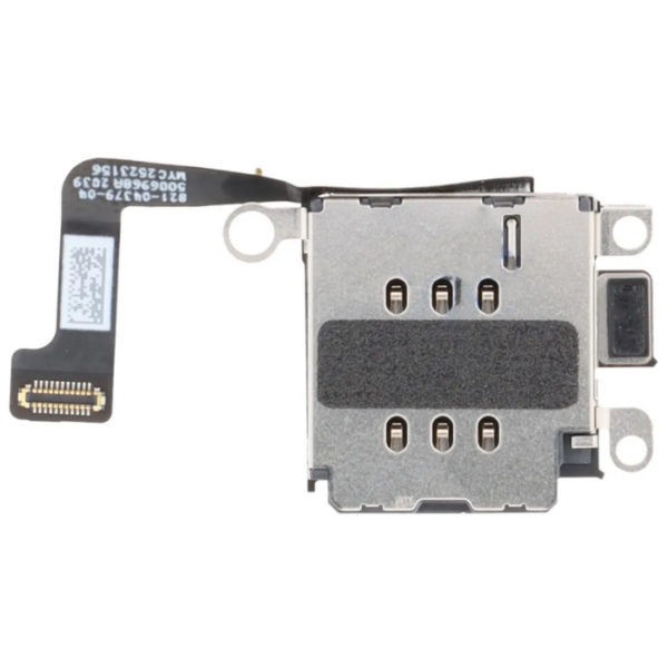 iPhone 15 Plus single sim card holder socket with flex cable