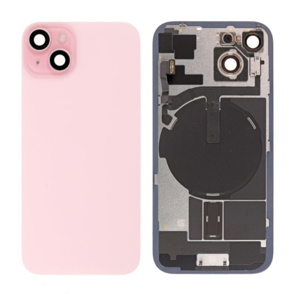 iPhone 15 Plus Back Glass With Small Parts Pulled – Pink